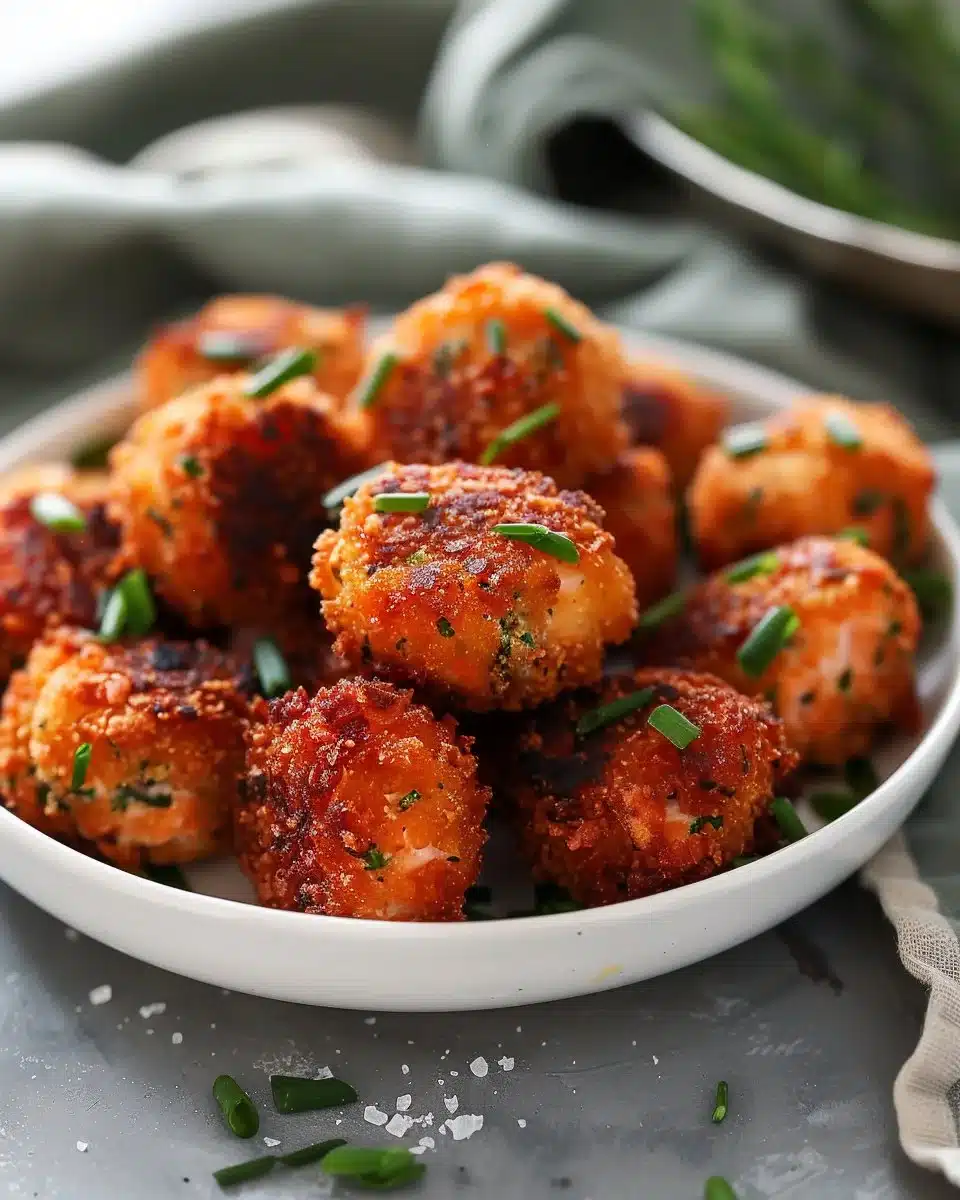 Crispy Bang Bang Salmon Bites