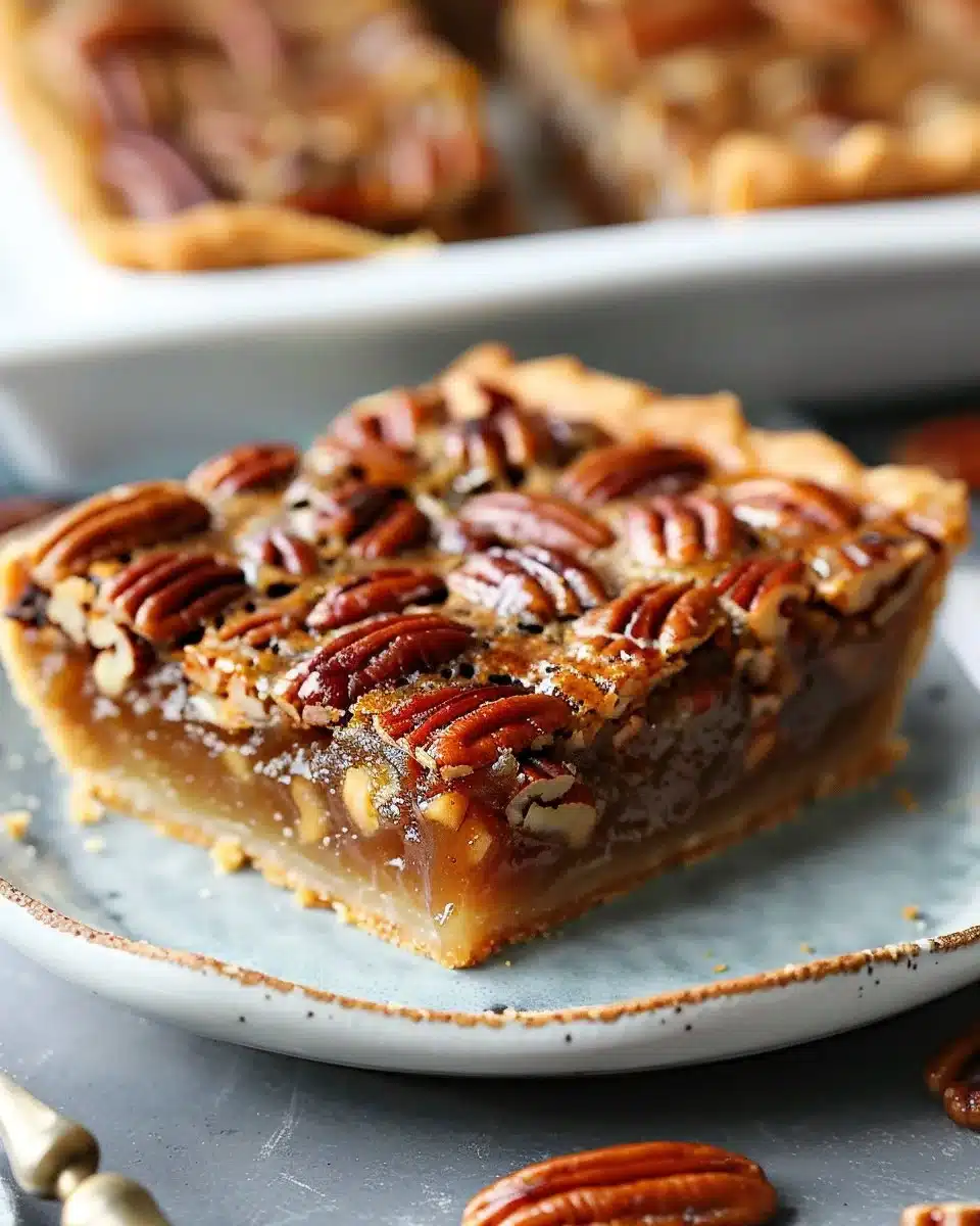 Easy Lazy Girl Pecan Pie Bars For The Perfect Dessert