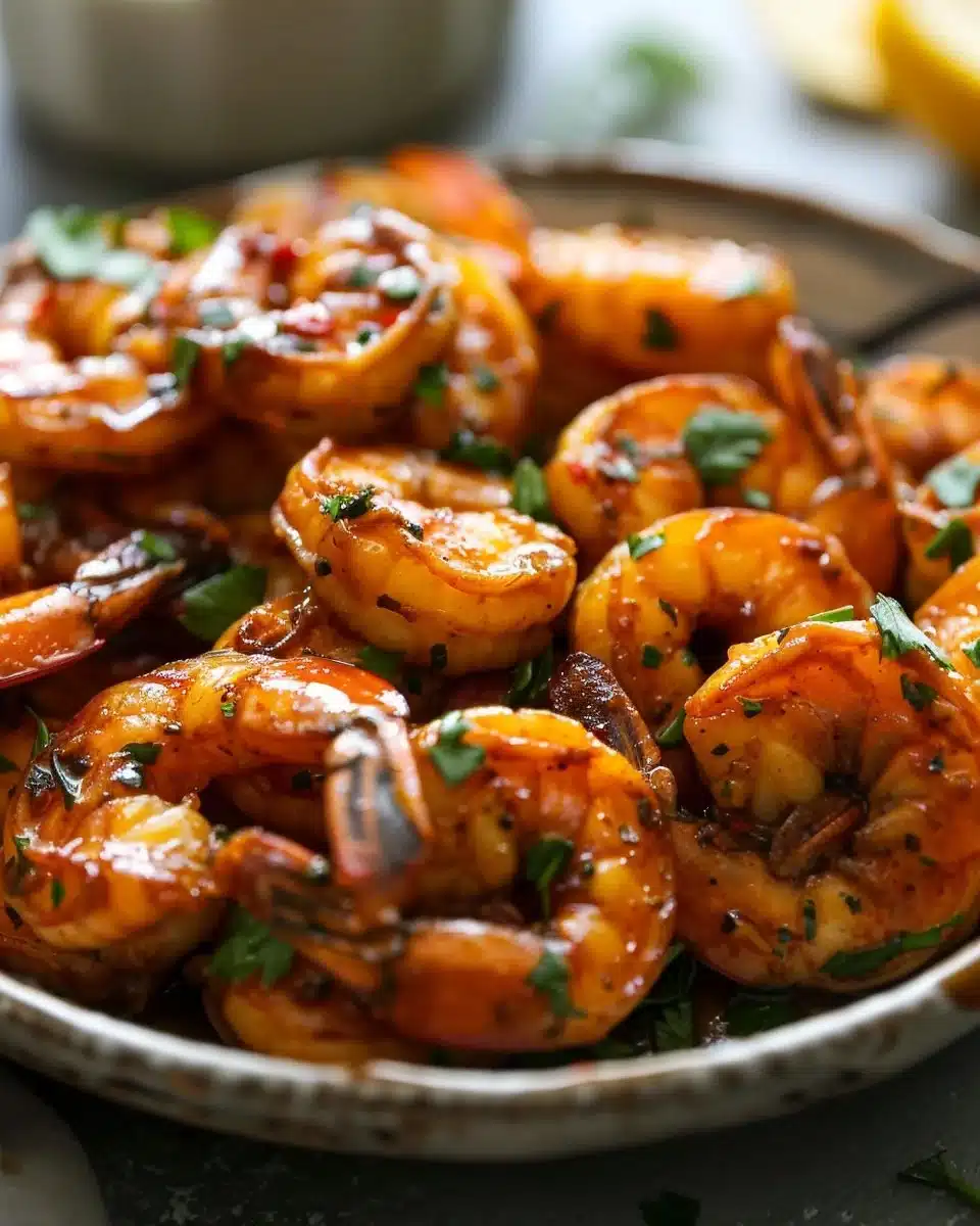 High-Protein Honey Garlic Shrimp