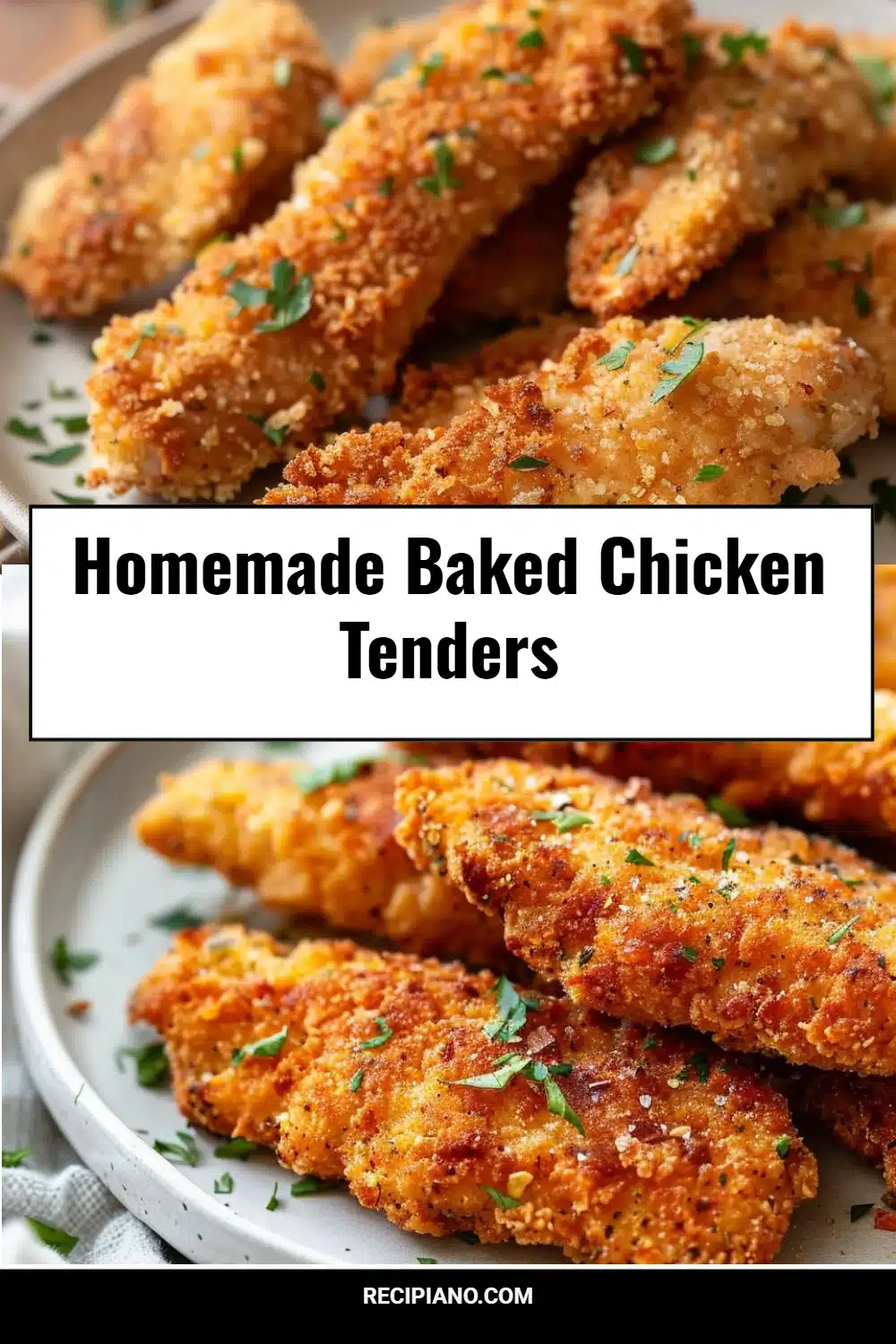 Homemade Baked Chicken Tenders