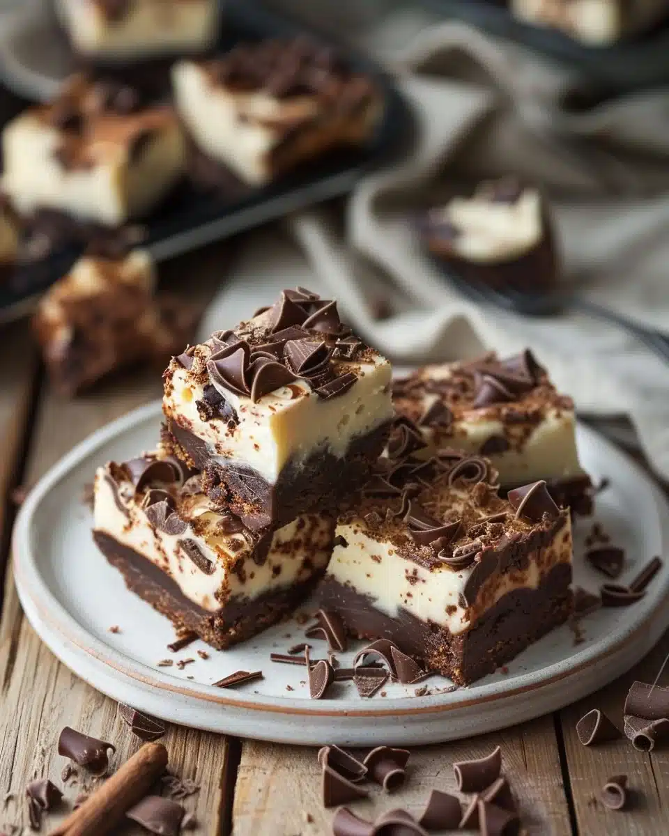 Indulgent Cheesecake Brownies