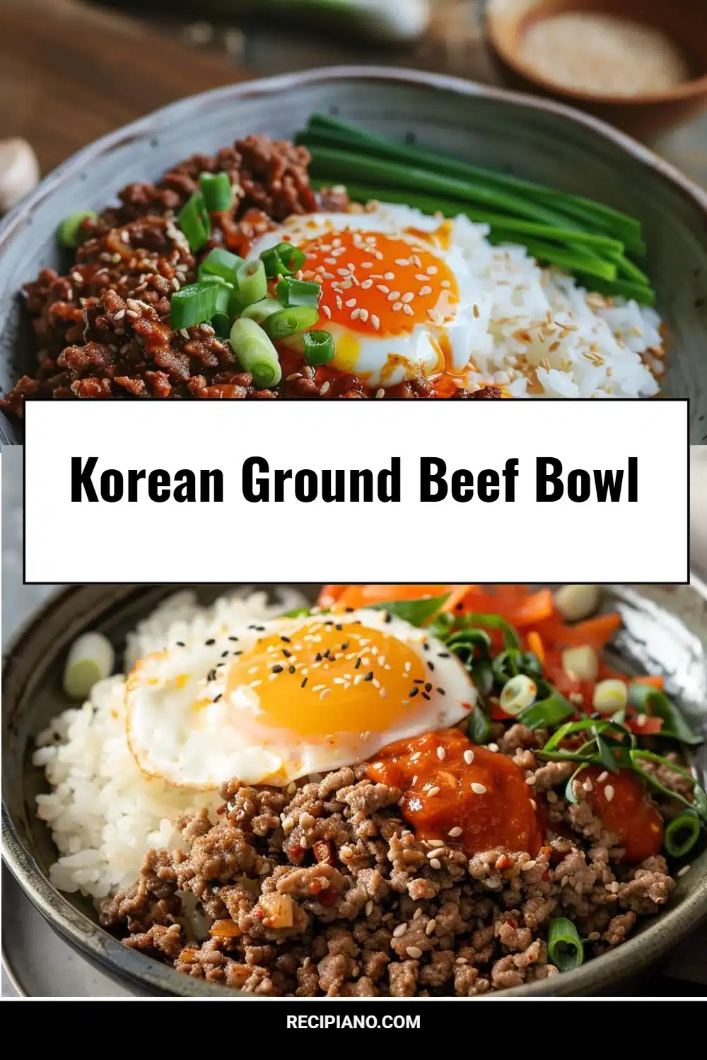 Korean Ground Beef Bowl