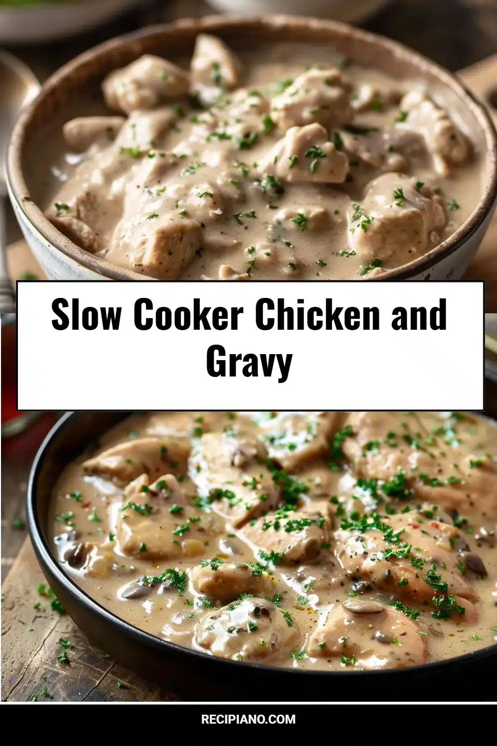 Slow Cooker Chicken and Gravy