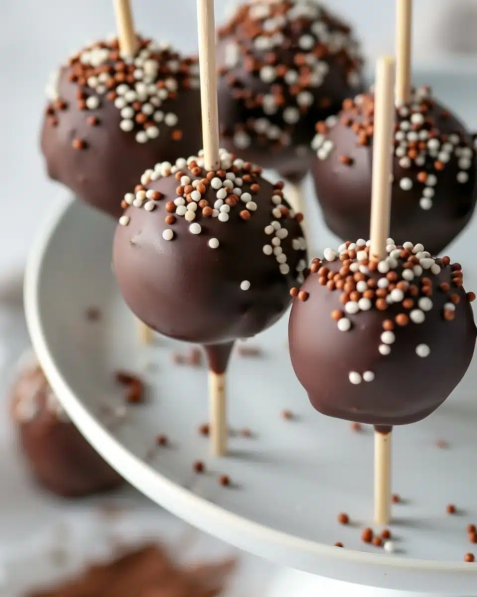 Starbucks Copycat Chocolate Cake Pops