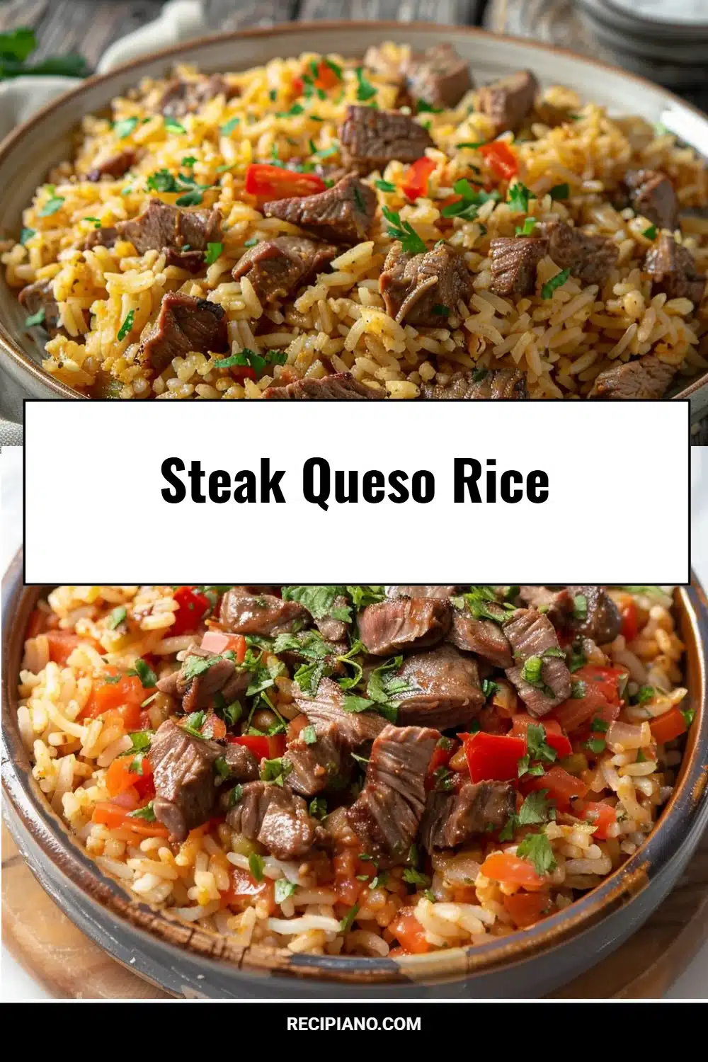 Steak Queso Rice