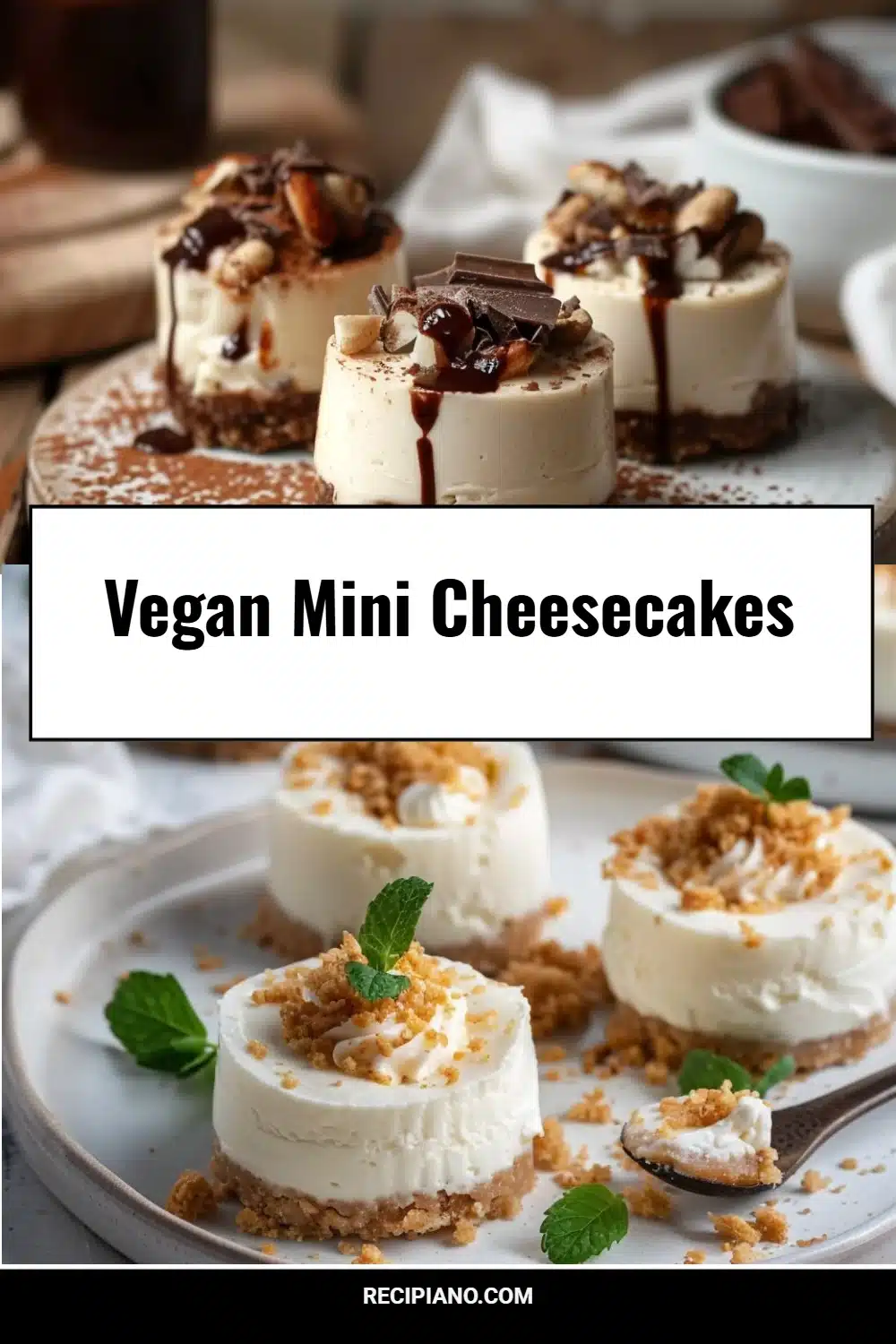 Vegan Mini Cheesecakes