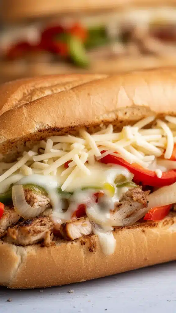 Chicken Philly Cheese Steaks
