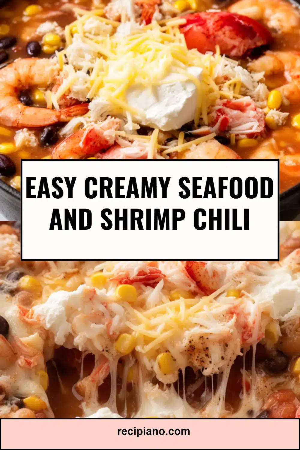Easy Creamy Seafood and Shrimp Chili