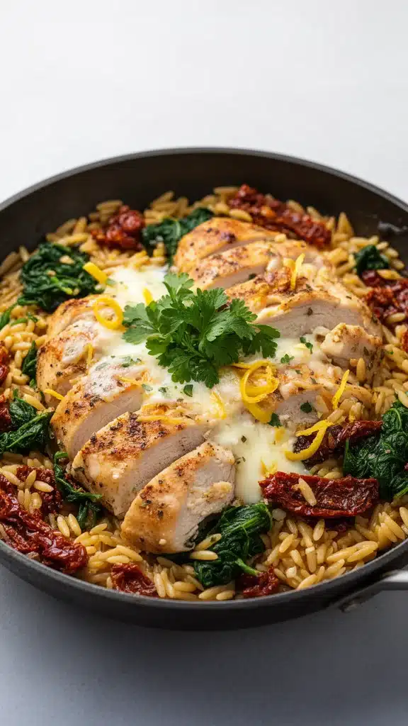 Flavorful Mediterranean Chicken Orzo Recipe For A Healthy Dinner