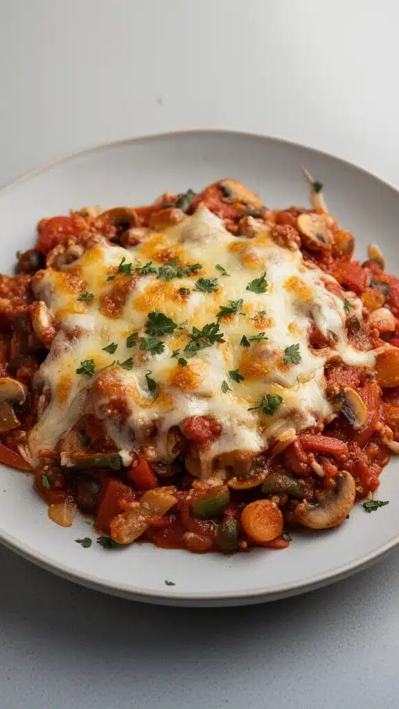 Delicious homemade dinner ready to be served