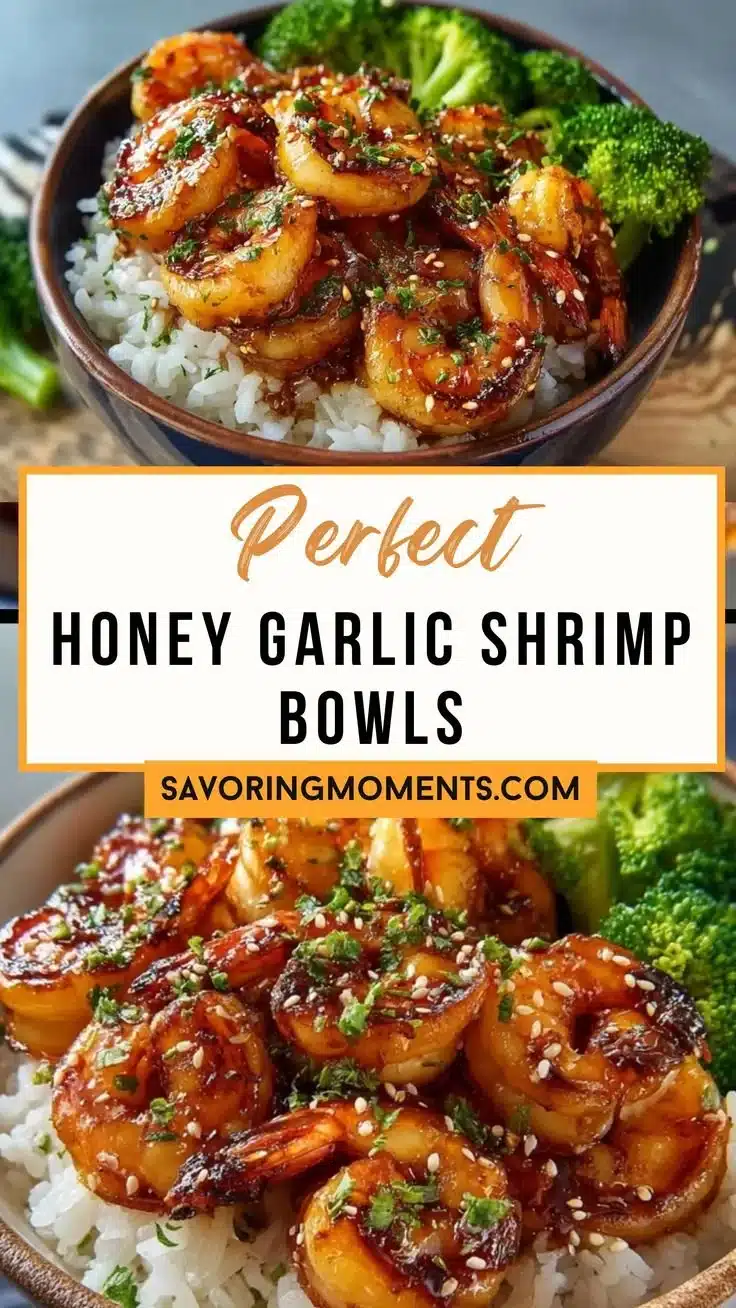 Irresistible Honey Garlic Shrimp Bowls