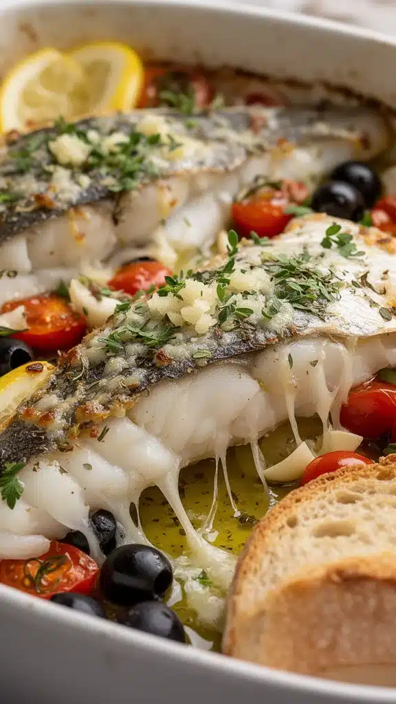 Mediterranean Baked Fish