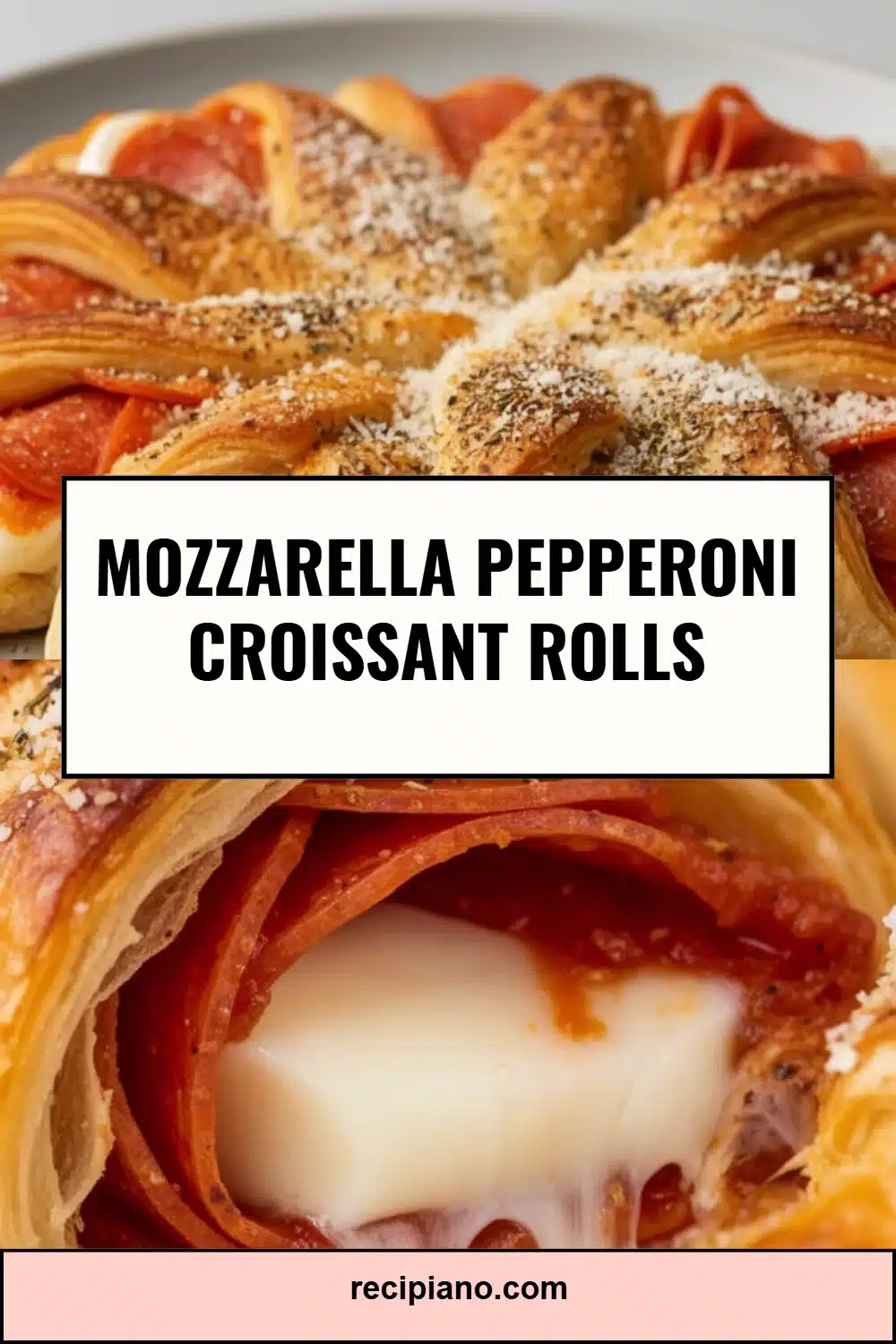 Mozzarella Pepperoni Croissant Rolls