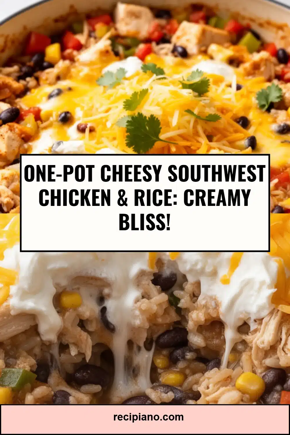 One-Pot Cheesy Southwest Chicken & Rice: Creamy Bliss!