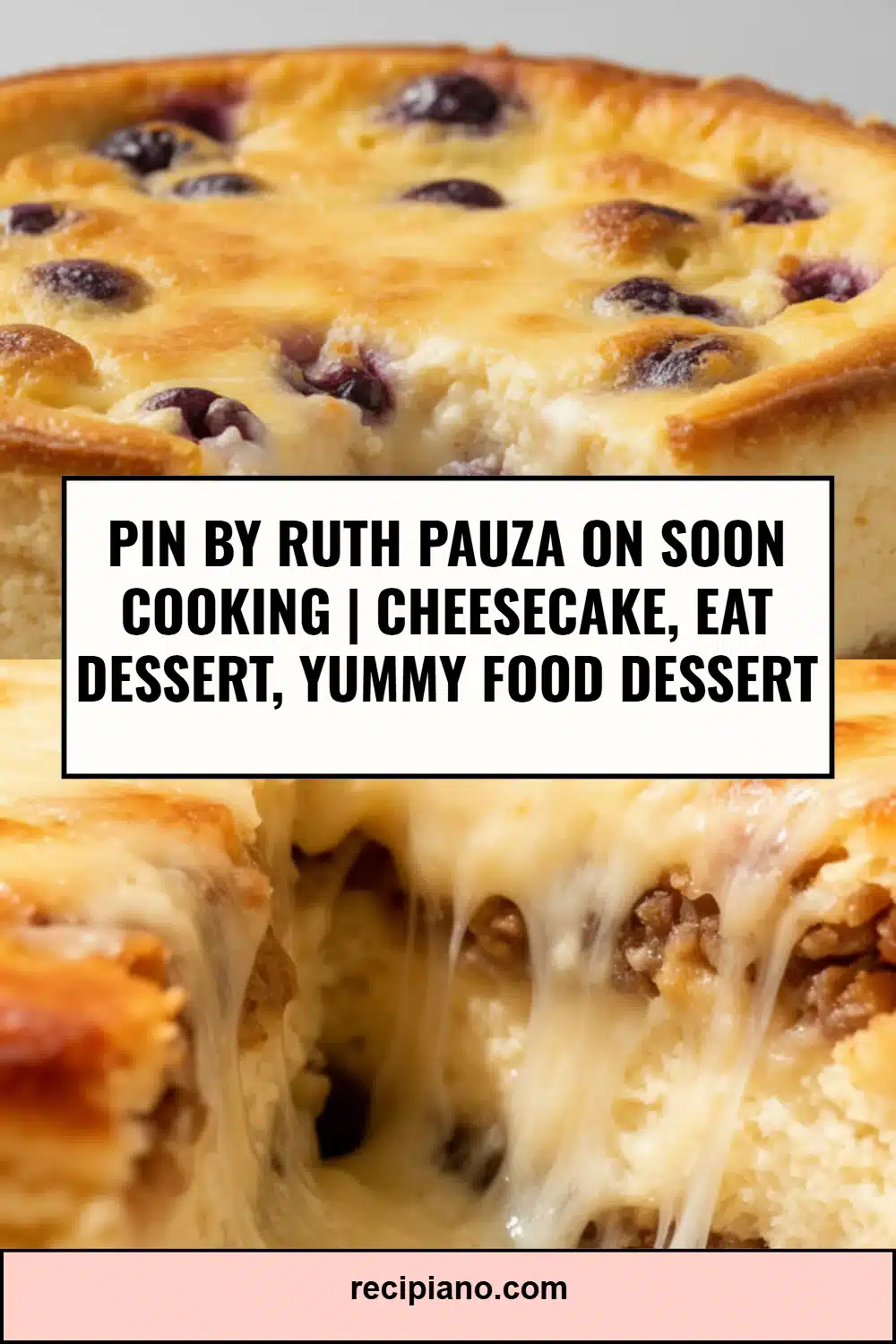 Pin by Ruth Pauza on Soon Cooking | Cheesecake, Eat dessert, Yummy food dessert